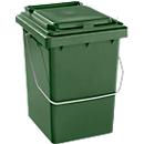 Poubelle Mülli - pour tri sélectif ou stockage - l. 175 x P 195 x H 300 mm - 10 litres - vert