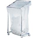 Poubelle pour tri sélectif gros volume JUMBO, mobile, contenance de 2500 L,