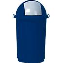 Poubelle pour tri sélectif, plastique, bleu
