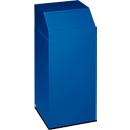 Poubelle pour tri sélectif VAR, volume 45 L, bleu gentiane