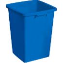 Poubelle sans couvercle, 90 litres, bleu