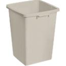 Poubelle sans couvercle, 90 litres, gris