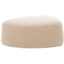 Pouf GOGO Leyform, moyen, ovale, L 980 x P 910 x H 390 mm, avec patins, revêtement tissu, beige