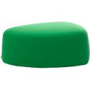 Pouf GOGO Leyform, moyen, ovale, L 980 x P 910 x H 390 mm, avec patins, revêtement tissu, vert