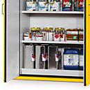 Prateleira tipo tina, para armário de substâncias perigosas Tipo 90, 435 x 1045 mm, cinzento- claro