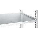 Prateleira Verso, especialmente para a série Verso com profundidade de 650 mm, chapa de aço galvanizado