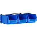 Prateleiras de suspensão, 2 unidades, versão curta, com diferentes caixas