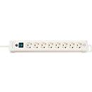 Premium-Line stekkerdozen, 8-voudig, wit