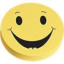 Presentatiekaartjes - papier - Smiley positief - Ø 93 mm - geel - 100 stuks