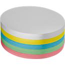 Presentation card block, round, ø 135 mm