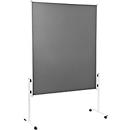 Presentation wall Legamaster ECONOMY, felt, gray