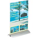 Présentoir de table DURABLE, support en acrylique et pied en aluminium, format A4