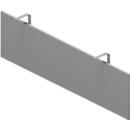 Privacy screen-ARLON OFFICE, suitable for desks Arlon Office width 1400 mm, light gray