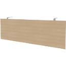 Privacy screen-ARLON OFFICE, suitable for desks Arlon Office width 1400 mm, oak decor
