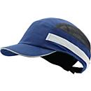 PRO FIT Anstoßkappe PLUS Base-Cap, EN 812:2012, ABS, blau, Schirmlänge 5 cm, Größe 52-65 cm