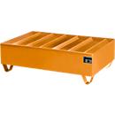 Profiellekbak type PW vlg. StawaR, voor 2 vaten, 224 l, 59 kg, oranje