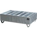 Profiellekbak type PW vlg. StawaR, voor 2 vaten, 224 l, 64 kg, gegalvaniseerd