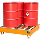 Profiellekbak type PW vlg. StawaR, voor 4 vaten, 230 l, 72 kg, oranje