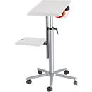 Projectietafel 9333, grijs, met 3-voudige contactdoos