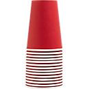 Pronappe gobelet en carton, 20 cl, carton, rouge, 15 pièces