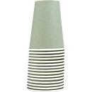Pronappe gobelet en carton, 20 cl, carton, vert olive, 15 pièces