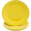 Pronappe Pappteller, Ø 230 mm, Karton, gelb, 20 Stück