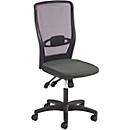 Prosedia office chair YOUNICO PLUS 8 Design, synchronised mechanism, without armrests, lumbar support, black/anthracite