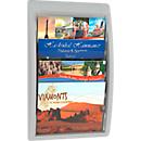 Prospektwandhalter Quickfit, DIN A4 quer, lichtgrau