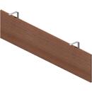 Protection visuelle ARLON-OFFICE, 1600 mm, noix Canaletto