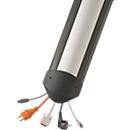 Protège-câbles B15 3000 mm EasyLoader, noir/couvercle alu argent