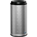 Prullenbak - geëloxeer aluminium - Ø 250 x H 500 mm - 20 liter - antiekzilver