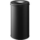 Prullenbak Safe, zelfblussend, 30 liter, Ø 315 x H 495 mm, zwart