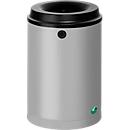 Prullenmand - gegalvaniseerd staal - 24 L - met wandbevestiging - afsluitbaar - zilver