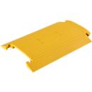 Puente pasacables Serpa SafetyCover, sistema modular, gran estabilidad, juego de 3, amarillo/negro/amarillo