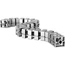 Quadro cable guide, L 1250 mm, silver