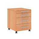 QUADRO COMBI PLUS verrijdbare ladeblokken en vaste ladeblokken