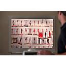 Quadro de projeção para sistema de quadro branco modular Pele, superfície mate para beamer