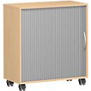 Querrollladenschrank PALENQUE, B 800 x T 400 x H 791 mm, Buche