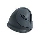 R-Go Tools Vertikalmaus HE Basic, für Rechtshänder, kabellos/Bluetooth, 3 Tasten und Scrollrad, 1600 dpi, schwarz