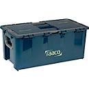 Raaco Compact 37 gereedschapskoffer, 7 vakken, B 540 x D 300 x H 230 mm, polypropeen, blauw