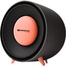 Radiateur soufflant céramique BEE, 400 W, chauffe-mains amovible, protection contre la surchauffe et le basculement, arrêt automatique, 3 pieds, noir-orange