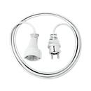Rallonge à contact de protection, 3 m, blanc, utilisation en intérieur