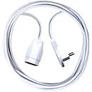 Rallonge brennenstuhl® type H05VV-F 3G1,0, avec fiche plate coudée, IP20, longueur 3 m plastique, blanc