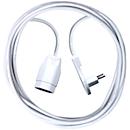 Rallonge brennenstuhl® type H05VV-F 3G1,0, avec fiche plate coudée, IP20, longueur 5 m, plastique, blanc