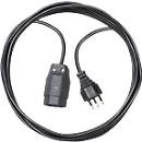 Rallonge brennenstuhl® type H05VV-F 3G1,0, IP20, longueur 3 m plastique, noir