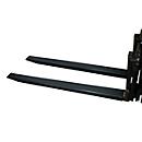 Rallonge de fourche, L 1600 x l. 100 x 40 mm, noir
