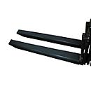 Rallonge de fourche, L 1600 x l. 150 x 50 mm, noir