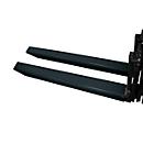 Rallonge de fourche, L 1600 x l. 150 x 70 mm, noir
