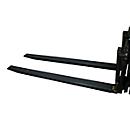 Rallonge de fourche, L 1600 x l. 80 x 40 mm, noir
