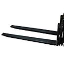 Rallonge de fourche, L 1800 x l. 100 x 40 mm, noir
